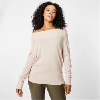 Biba BIBA Angelina Bardot Knitted Jumper - Beige