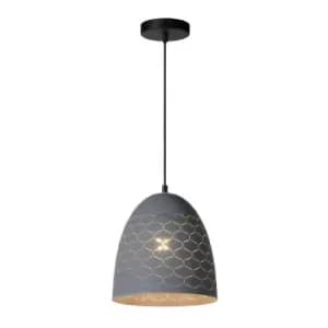 Galla Modern Pendant Light - Ø25cm - 1xE27 - Grey