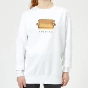 Friends Couch Womens Sweatshirt - White - 3XL