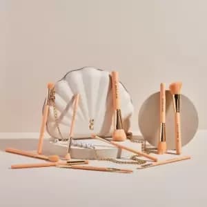 Glam Clam 10 Piece Brush Set in Bag