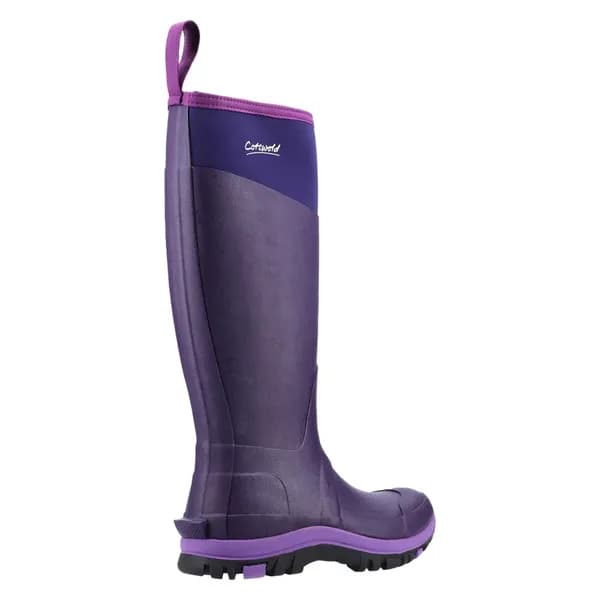 Cotswold Womens Wenworth Tall Wellington Boots Wellies - UK 3 Purple female GDE2534PUR3