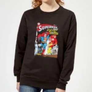 Justice League Who Is The Fastest Man Alive Cover Womens Sweatshirt - Black - 5XL
