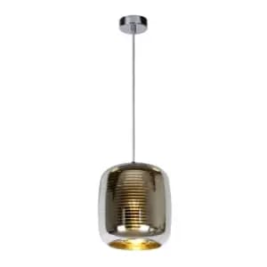 Eryn Modern Pendant Light - Ø20cm - 1xE27 - Chrome
