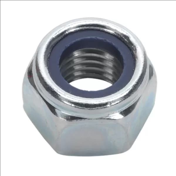 Genuine SEALEY NLN12 Nylon Lock Nut M12 Zinc DIN 982 Pack of 25
