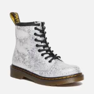 Dr. Martens Kids 1460 Disco Crinkle Leather Boots - UK 1 Kids