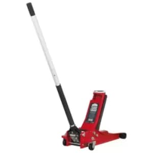 Sealey 2001LERE Trolley Jack 2.25tonne Low Entry Rocket Lift Red