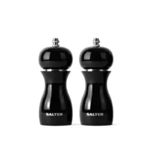 Salter Gloss Salt and Pepper Grinders - Black