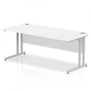 Impulse Cantilever 1800 Rectangle Desk White