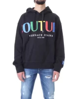 Versace Hooded Men Black cotone