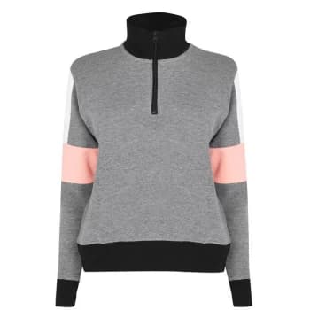 LA Gear Fleece Zip Top Ladies - Grey Marl