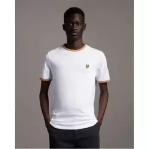 Lyle and Scott Lyle and Scott Ringer T-Shirt Mens - White