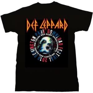 Def Leppard - Download Fest 2019 Mens Large T-Shirt - Black
