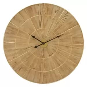 Yaxi Wall Clock With Natural Face