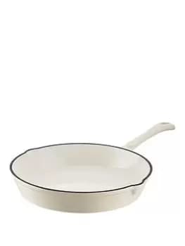 Tower Cream 26Cm Round Fry Pan Cast Iron