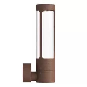 Helix Outdoor Modern Wall Lamp Corten, GU10, IP44