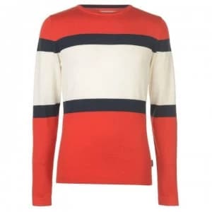 Jack and Jones Jack Knitted Jumper Mens - FIERY RED