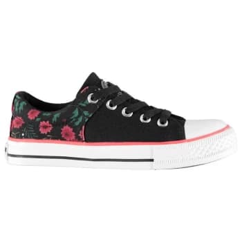 SoulCal Canvas Flow Trainers Childrens - Floral/Blk