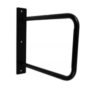 GTV Shelf Support Wall Mounted Brackets 22 x 23cm Black Colour, Pack of 1