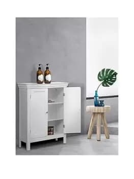 Teamson Home Stratford 2 Door Bathroom Floor Cabinet