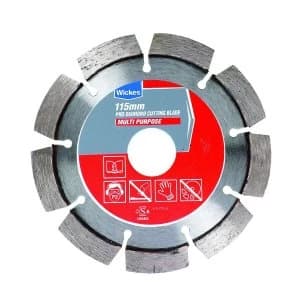 Wickes Pro Diamond Cutting Blade Multi-purpose 115mm