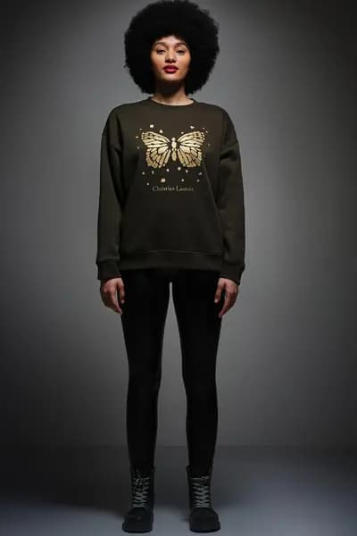 Regatta Christian Lacroix - 'Beauvision Crew' Sweatshirt Khaki