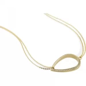 Ladies STORM Gold Plated Elipsia Necklace