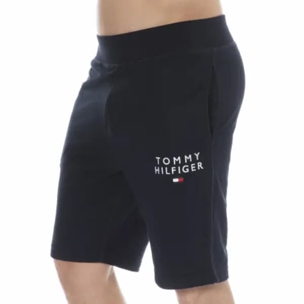 Tommy Hilfiger Embroidered Logo Shorts - Navy S
