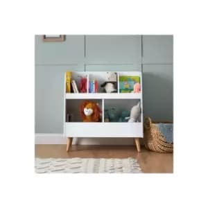 White and Natural Toy Storage Maya - Obaby