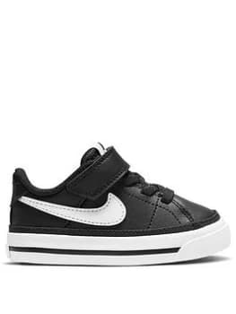 Nike Court Legacy - Black/White/Brown, Size 5.5