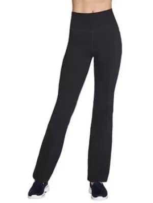 Skechers The Go Walk Pants Evolution Flare, Black Size M Women
