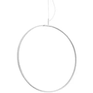 Ideal Lux circus 60cm Integrated LED Pendant Ceiling Light White, 3000K