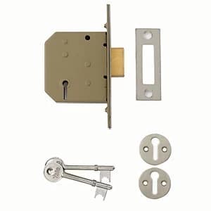 Yale P-M322-CH-65 3 Lever Deadlock - Chrome 64mm