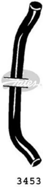 Curved Radiator Hose 590mm X 30 Gates 3453