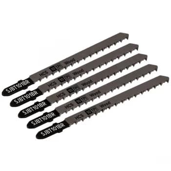 Sealey SJBT101BR Jigsaw Blade Hard Wood Downward Cut 100mm 10tpi -...