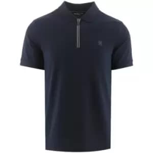 Michael Kors Dark Midnight Half-Zip Polo Shirt