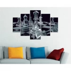 ST178 Multicolor Decorative MDF Painting (5 Pieces)