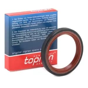 TOPRAN Crankshaft Seal 205 565 Crankshaft Gasket,Shaft Seal, crankshaft OPEL,CHEVROLET,VAUXHALL,Corsa D Schragheck (S07),Corsa C Schragheck (X01)