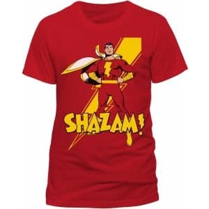 Shazam - Shazam Pose Mens Small T-Shirt - Red