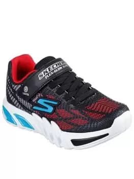 Skechers Flex-glow Elite Vorlo Trainer, Black, Size 9.5 Younger