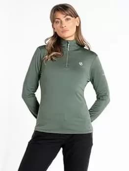 Dare 2b Laura Whitmore Lowline II Core Stretch Top - Sage, Sage, Size 10, Women