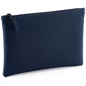 Grab Zip Pocket Pouch Bag (Pack of 2) (One Size) (French Navy) - Bagbase