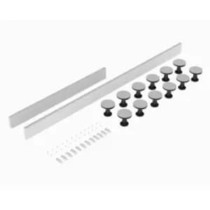 Hudson Reed Leg Set Suitable For 1300-1800 Rectangular & Walk In Trays - White