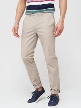Ted Baker Sincere Slim Fit Chinos - Stone, Size 34, Men