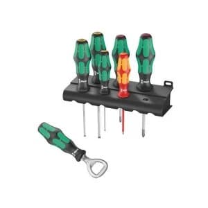 Wera Kraftform Plus Screwdriver Set, 6 Piece + Bottle Opener