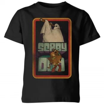 Scooby Doo Retro Ghostie Kids T-Shirt - Black - 11-12 Years