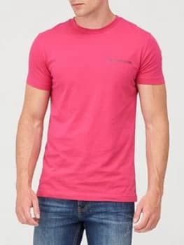 Calvin Klein Jeans Institutional Chest Logo T-Shirt - Pink Size M Men