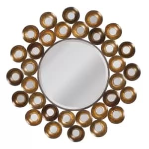 Tribeca Gold Wall Mirror