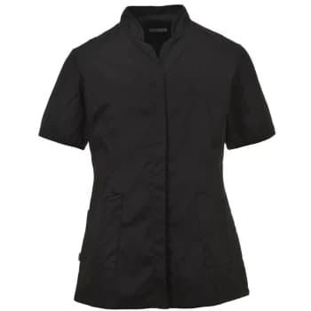 LW12BKRS - sz S Ladies Premier Tunic - Black - Portwest