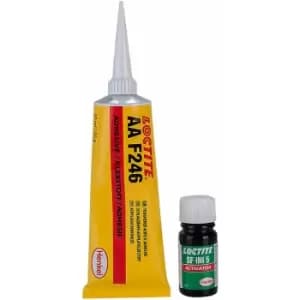 Loctite 1290612 AA F246 & Ini5 Toughened Acrylic Kit 50ml & 5ml