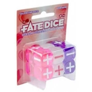 Fate Dice Valentine Dice Board Game